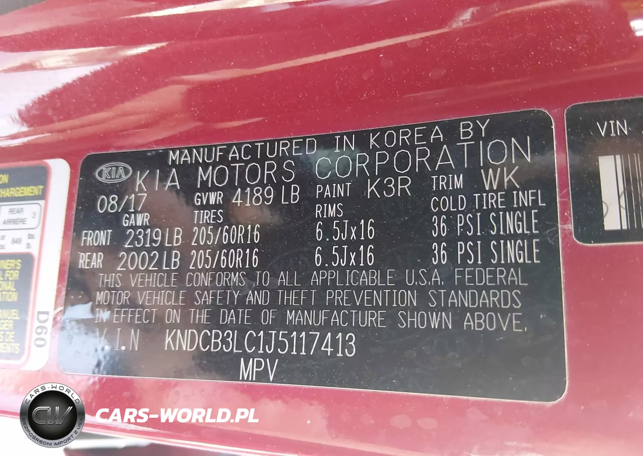 2018 Kia Niro Lx VIN:KNDCB3LC1J5117413 - 9