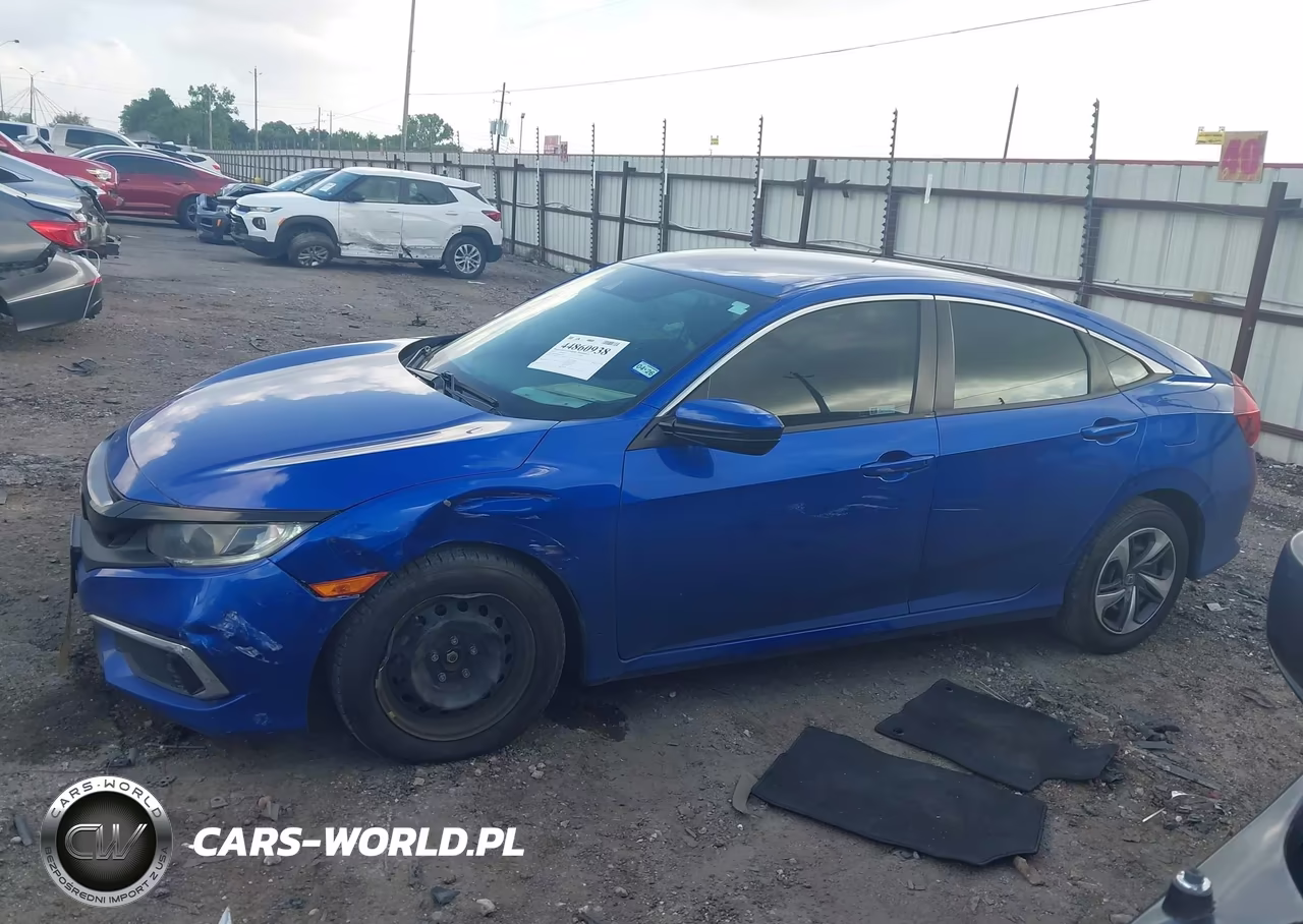 2019 Honda Civic Lx VIN:19XFC2F62KE010418 - 14