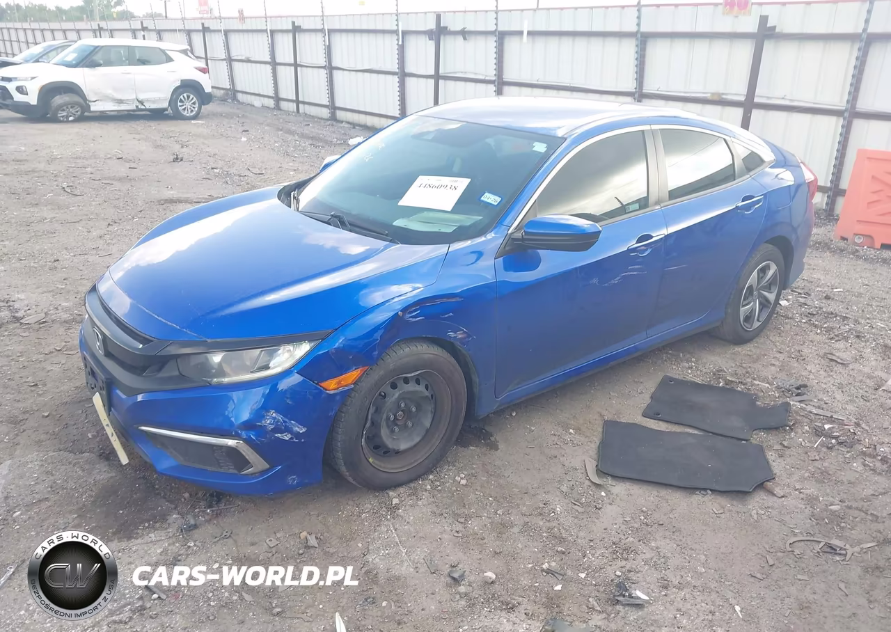 2019 Honda Civic Lx VIN:19XFC2F62KE010418 - 2