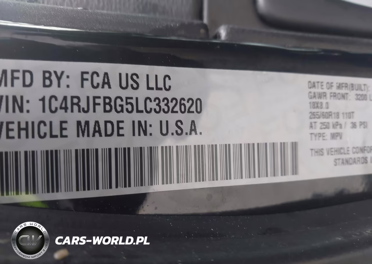 2020 Jeep Grand Cherokee Limited 4X4 VIN:1C4RJFBG5LC332620 - 9