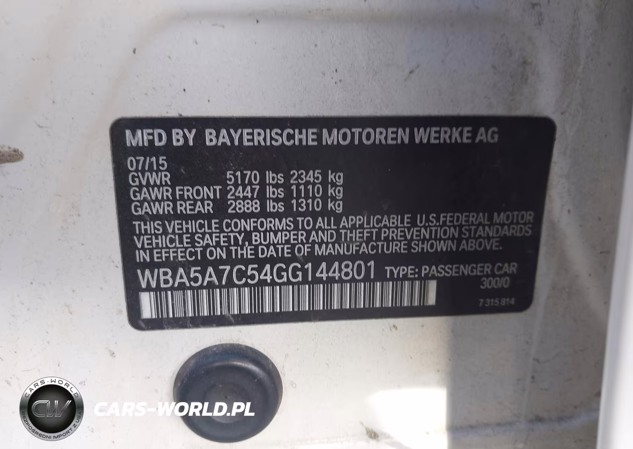 2016 BMW 528I xDrive VIN:WBA5A7C54GG144801 - 9