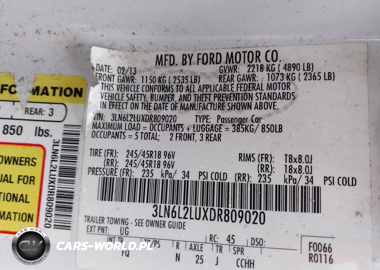 2013 Lincoln Mkz Hybrid VIN:3LN6L2LUXDR809020 - 9