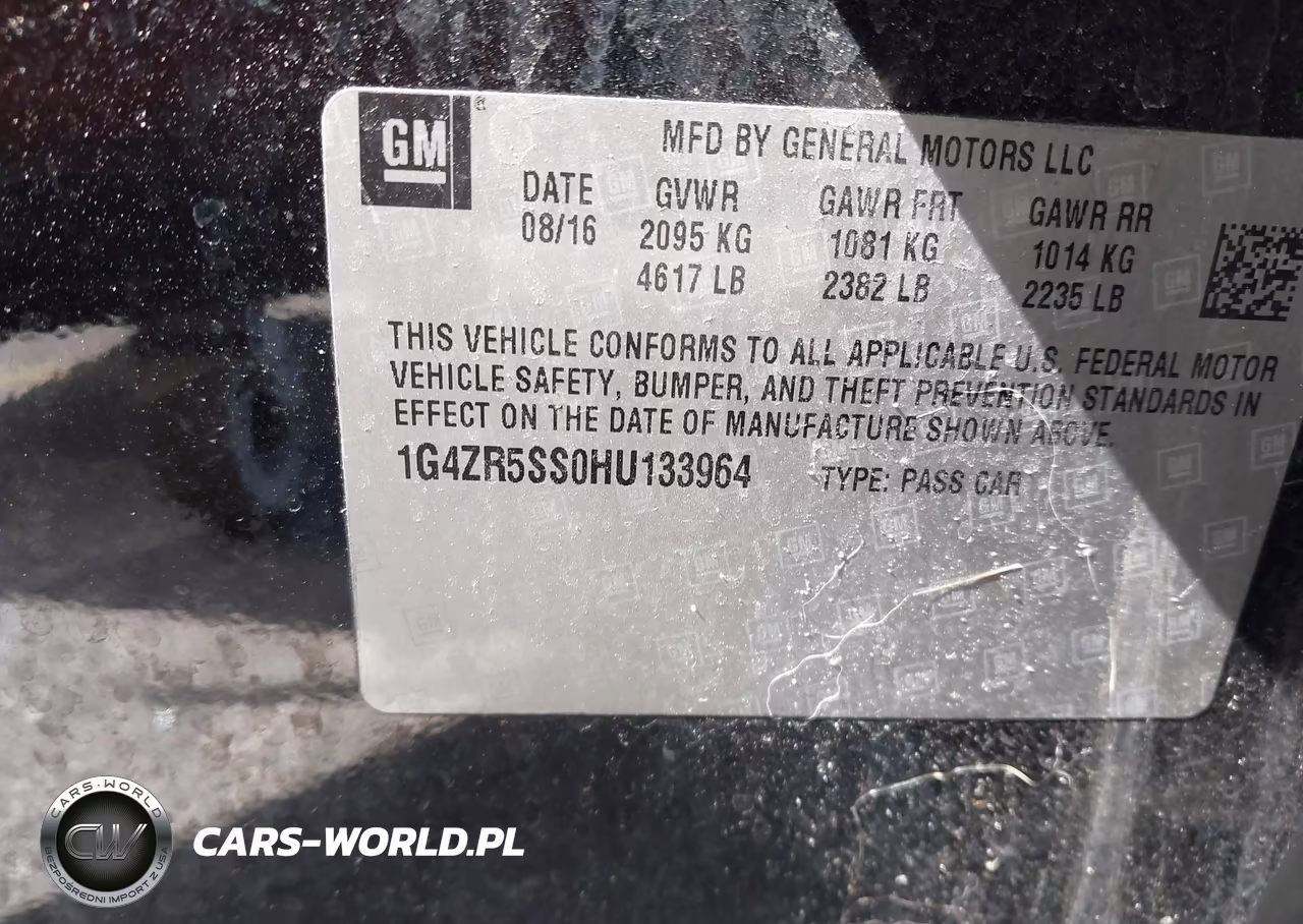 2017 Buick Lacrosse Premium VIN:1G4ZR5SS0HU133964 - 9