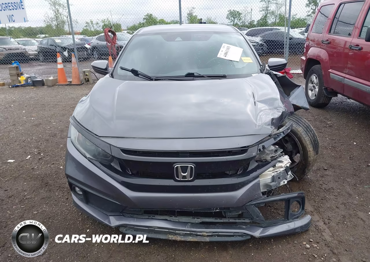 2019 Honda Civic Sport VIN:2HGFC2F89KH598566 - 11