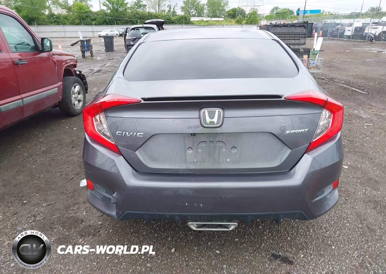 2019 Honda Civic Sport VIN:2HGFC2F89KH598566 - 15