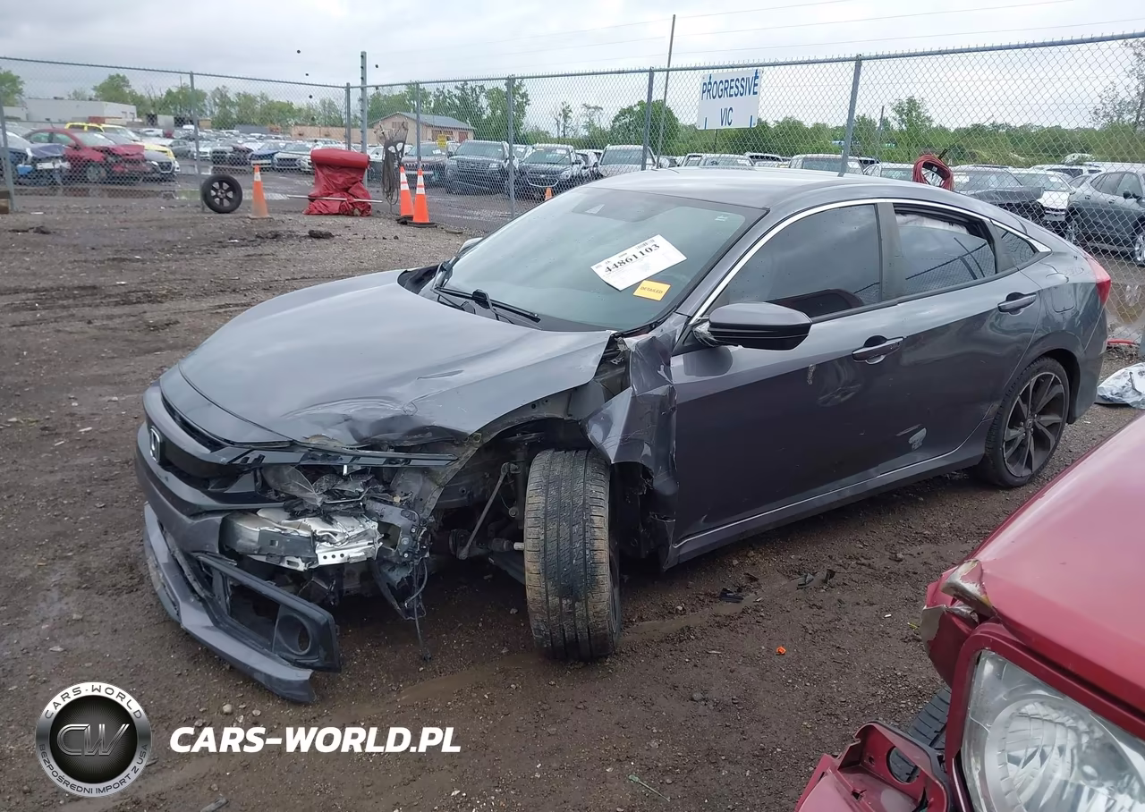 2019 Honda Civic Sport VIN:2HGFC2F89KH598566 - 2