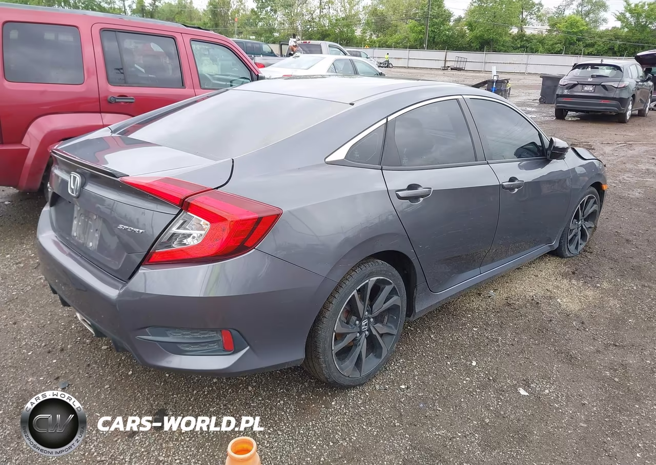 2019 Honda Civic Sport VIN:2HGFC2F89KH598566 - 4