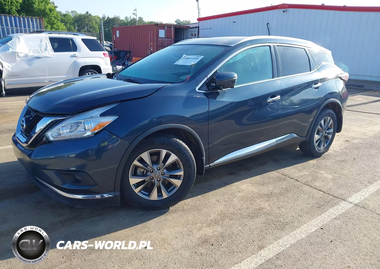 2016 Nissan Murano Sl VIN:5N1AZ2MG7GN156249 - 2