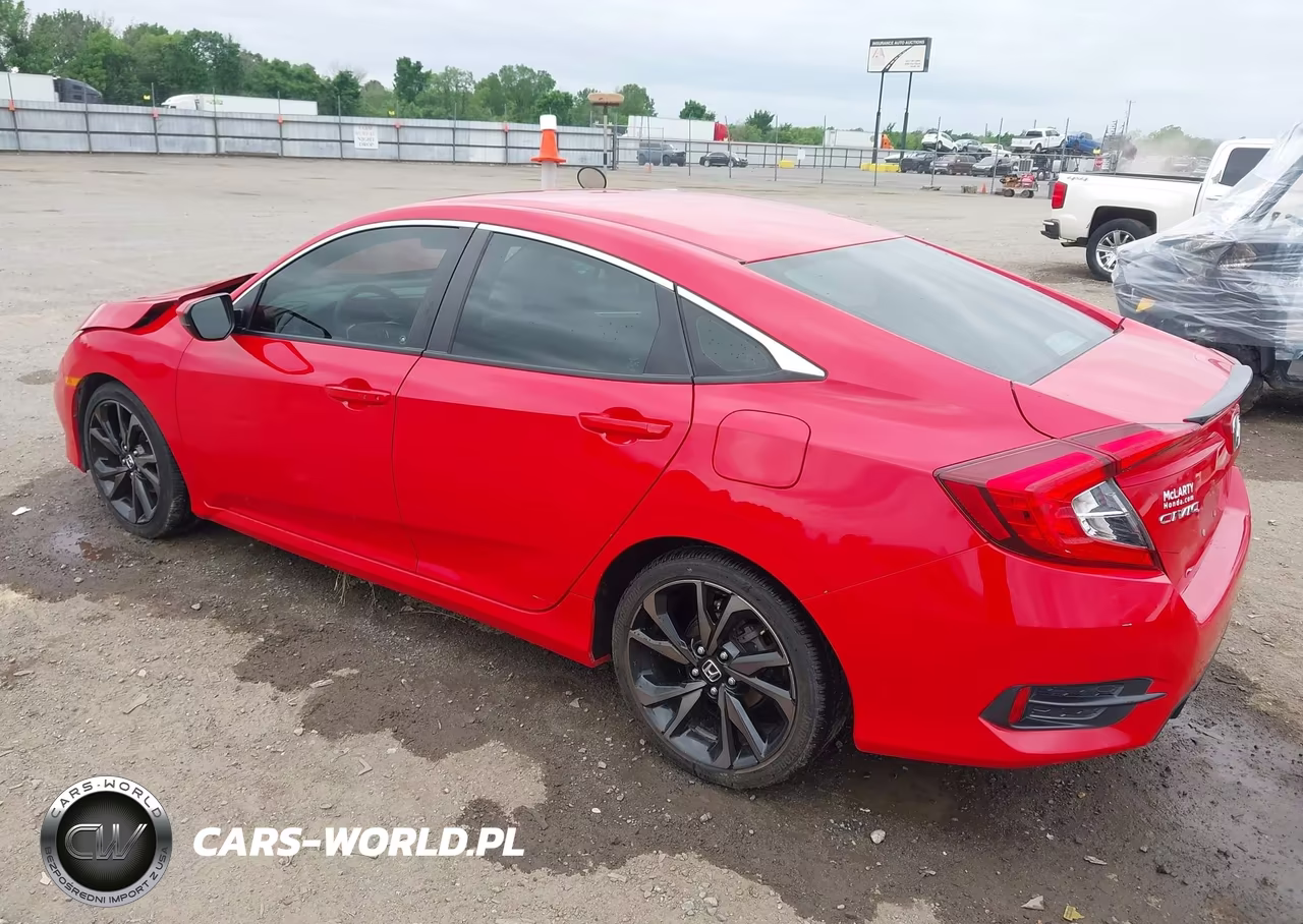 2020 Honda Civic Sport VIN:2HGFC2F85LH569471 - 3