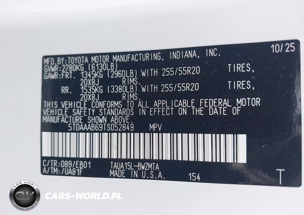 2026 Lexus Tx 350 Premium VIN:5TDAAAB69TS052849 - 9
