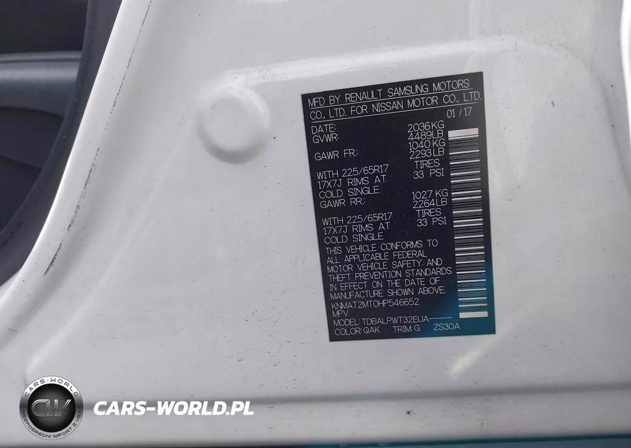 2017 Nissan Rogue S VIN:KNMAT2MT0HP546652 - 9