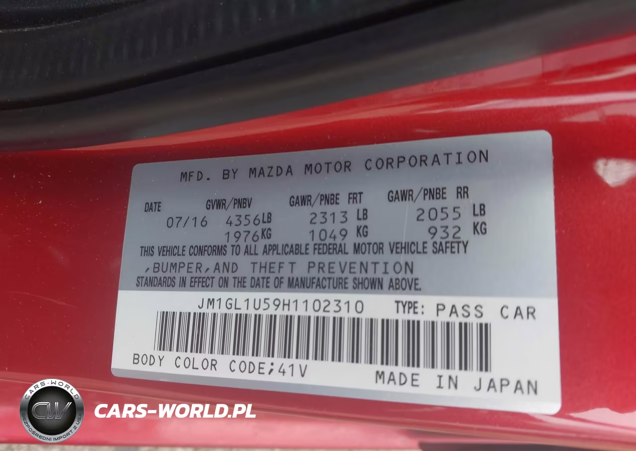 2017 Mazda Mazda6 Sport VIN:JM1GL1U59H1102310 - 9