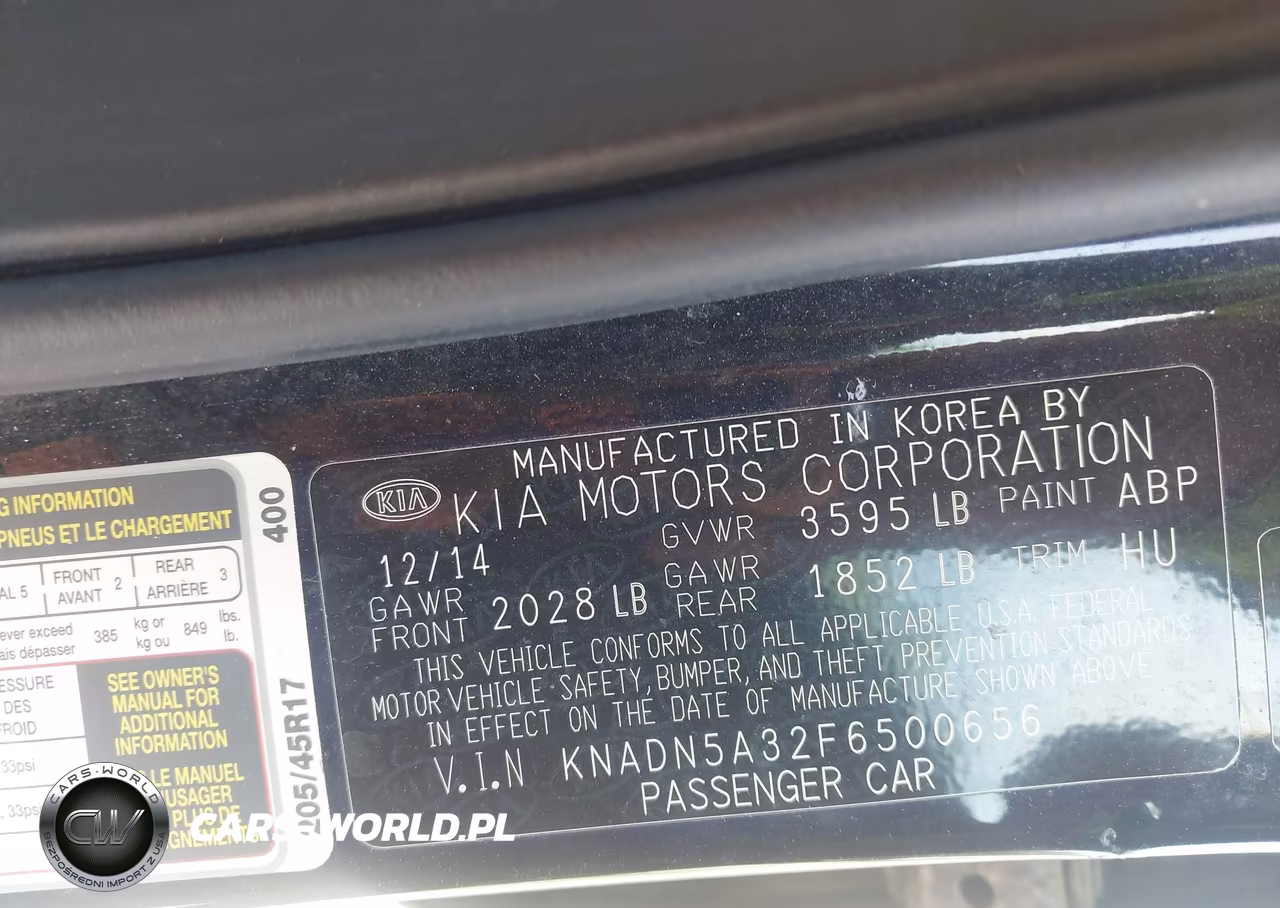 2015 Kia Rio Sx VIN:KNADN5A32F6500656 - 9