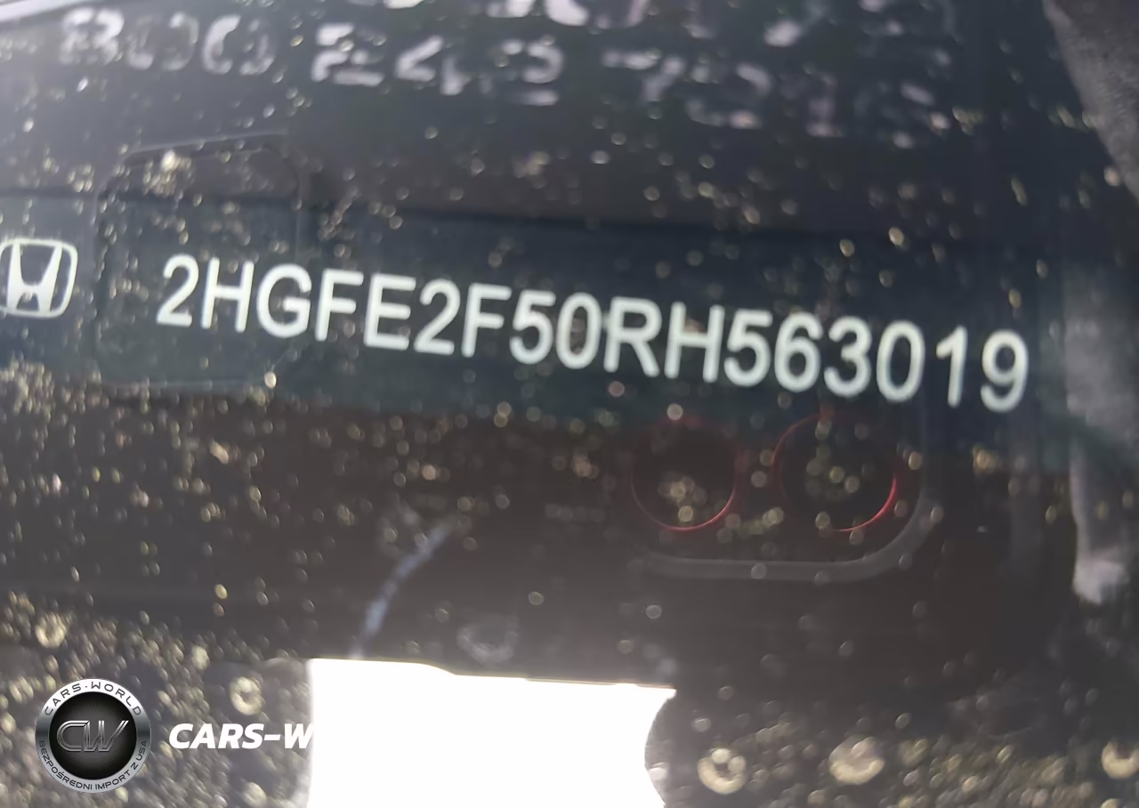 2024 Honda Civic Sport VIN:2HGFE2F50RH563019 - 9