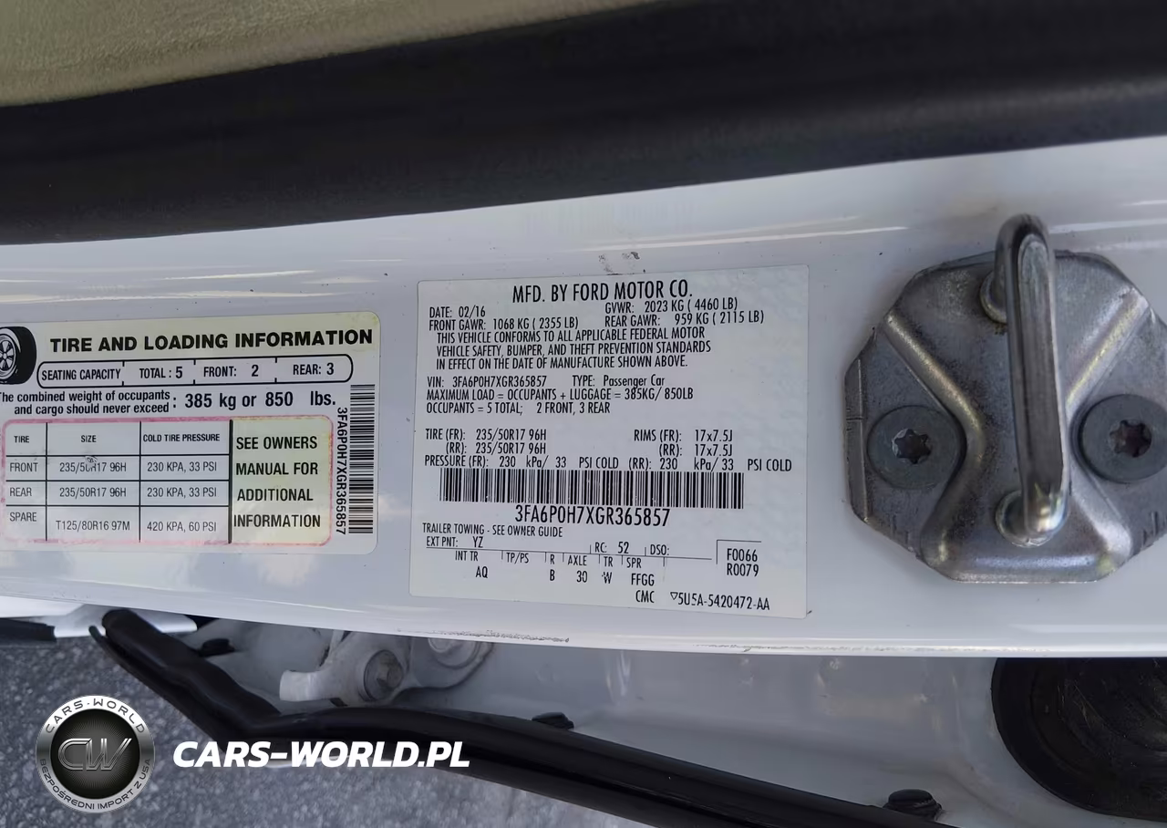 2016 Ford Fusion Se VIN:3FA6P0H7XGR365857 - 9