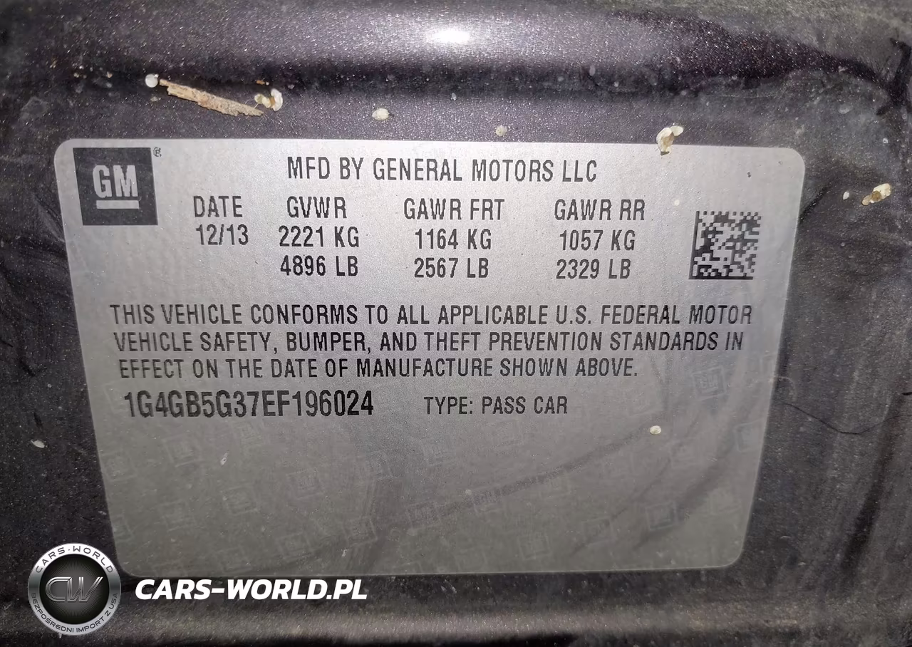 2014 Buick Lacrosse Leather Group VIN:1G4GB5G37EF196024 - 9