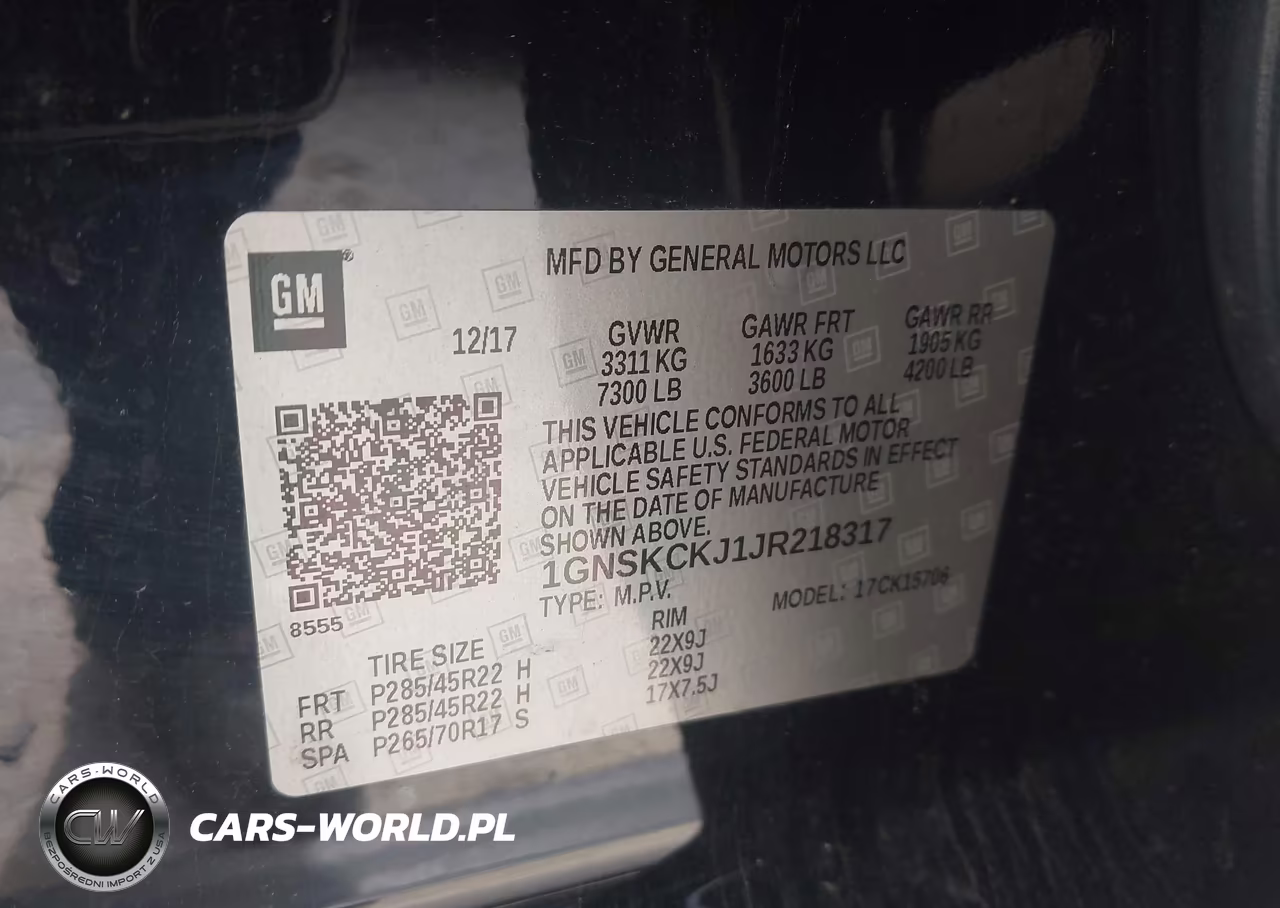 2018 Chevrolet Tahoe Premier VIN:1GNSKCKJ1JR218317 - 9