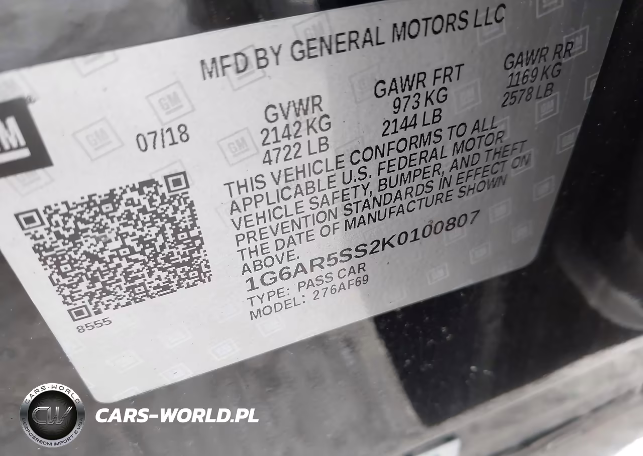 2019 Cadillac Cts Luxury VIN:1G6AR5SS2K0100807 - 9