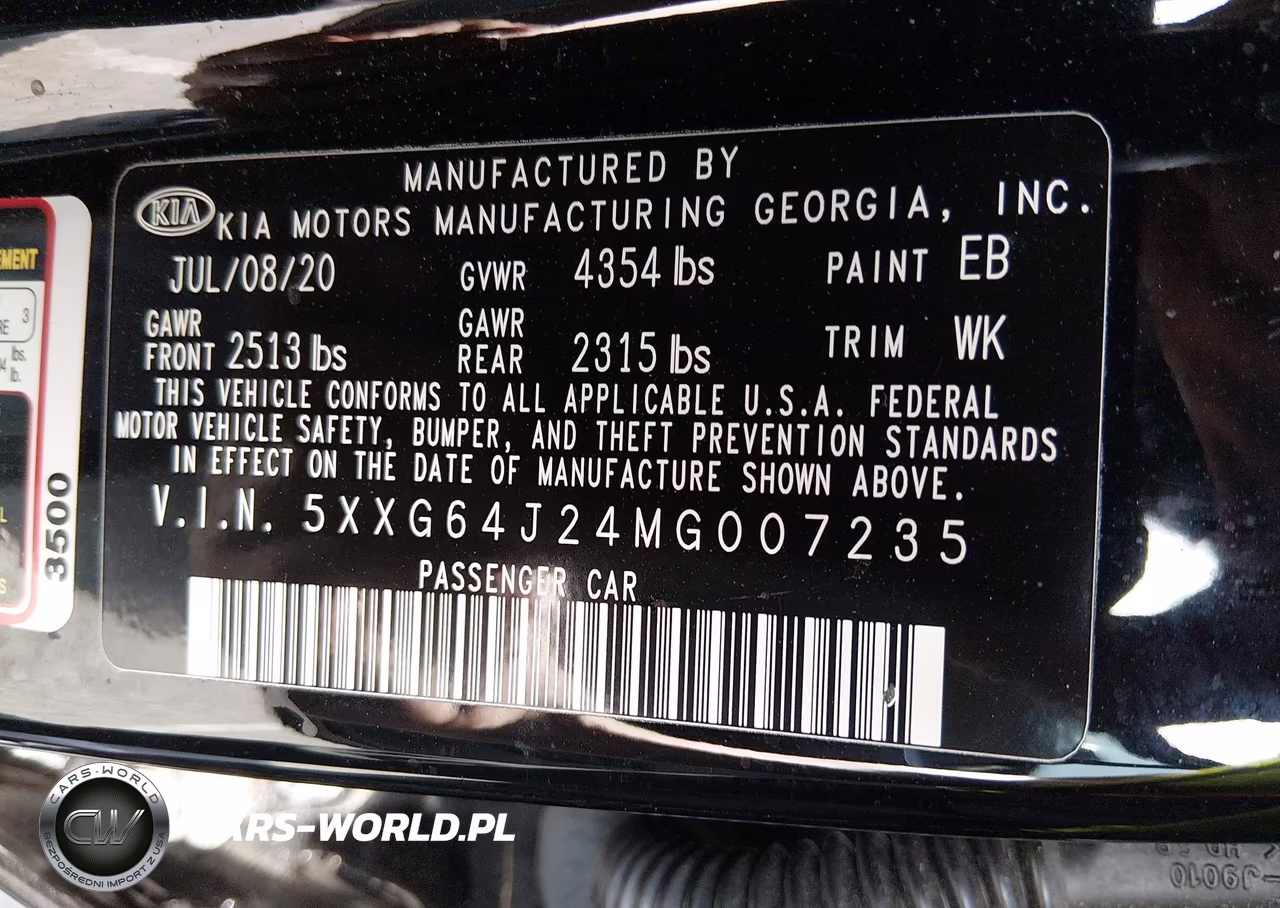 2021 Kia K5 Gt-Line VIN:5XXG64J24MG007235 - 9