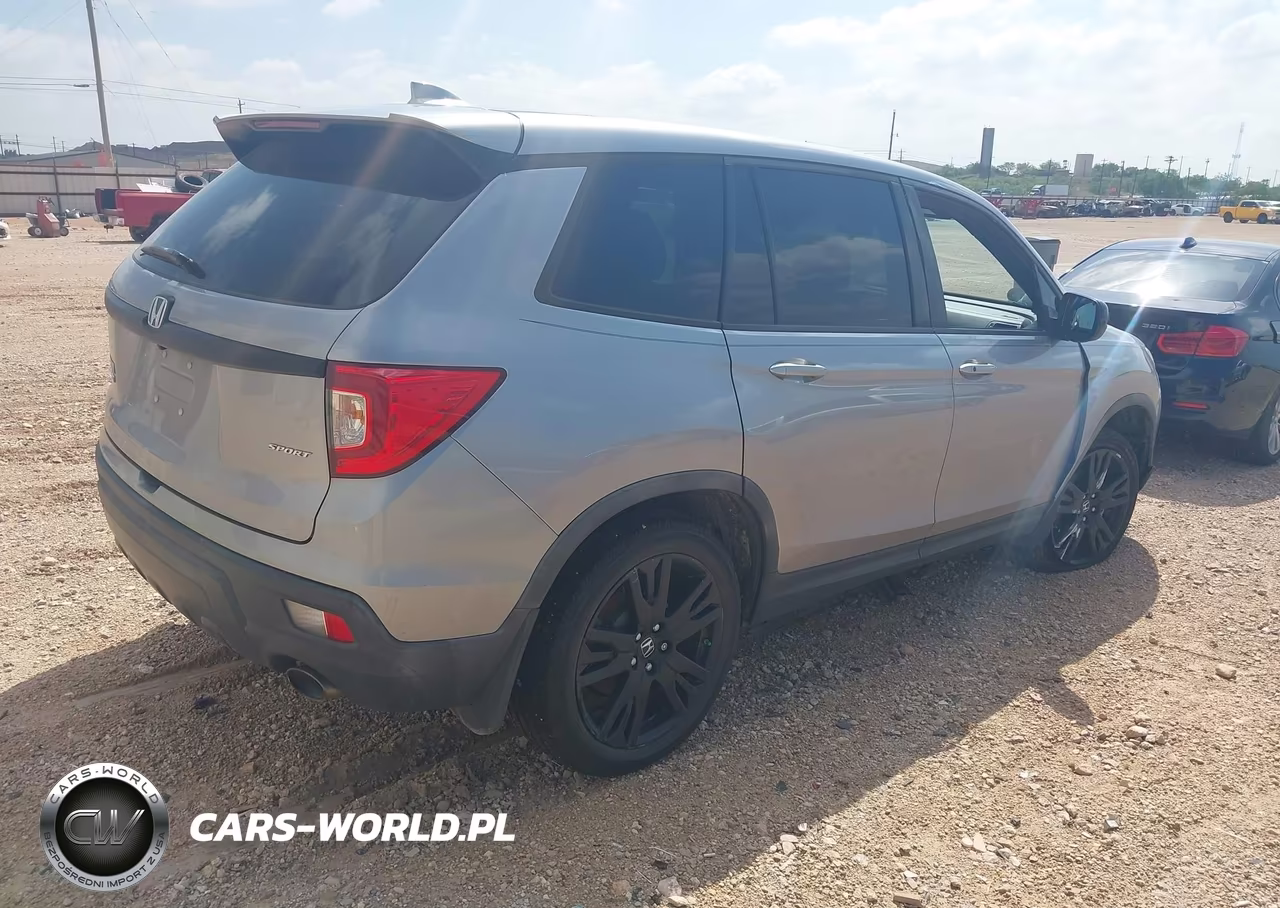 2020 Honda Passport 2Wd Sport VIN:5FNYF7H26LB005533 - 4