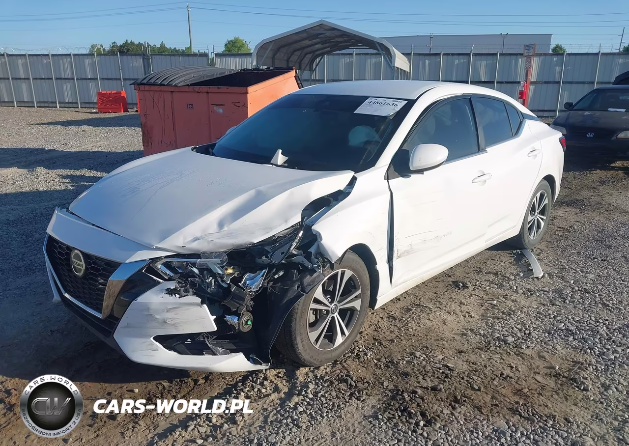 2022 Nissan Sentra Sv Xtronic Cvt VIN:3N1AB8CV0NY221621 - 2