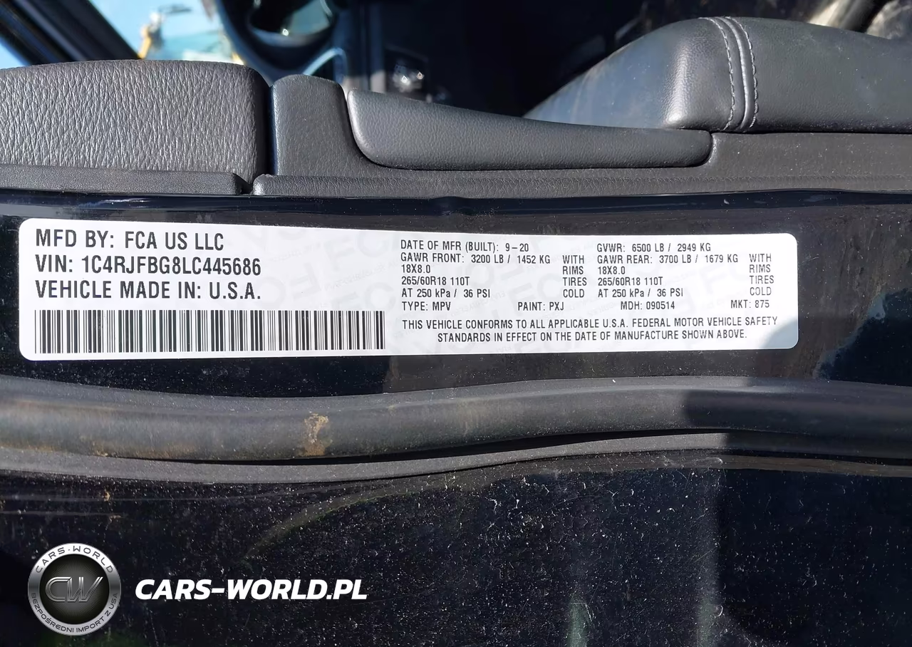 2020 Jeep Grand Cherokee Limited 4X4 VIN:1C4RJFBG8LC445686 - 9