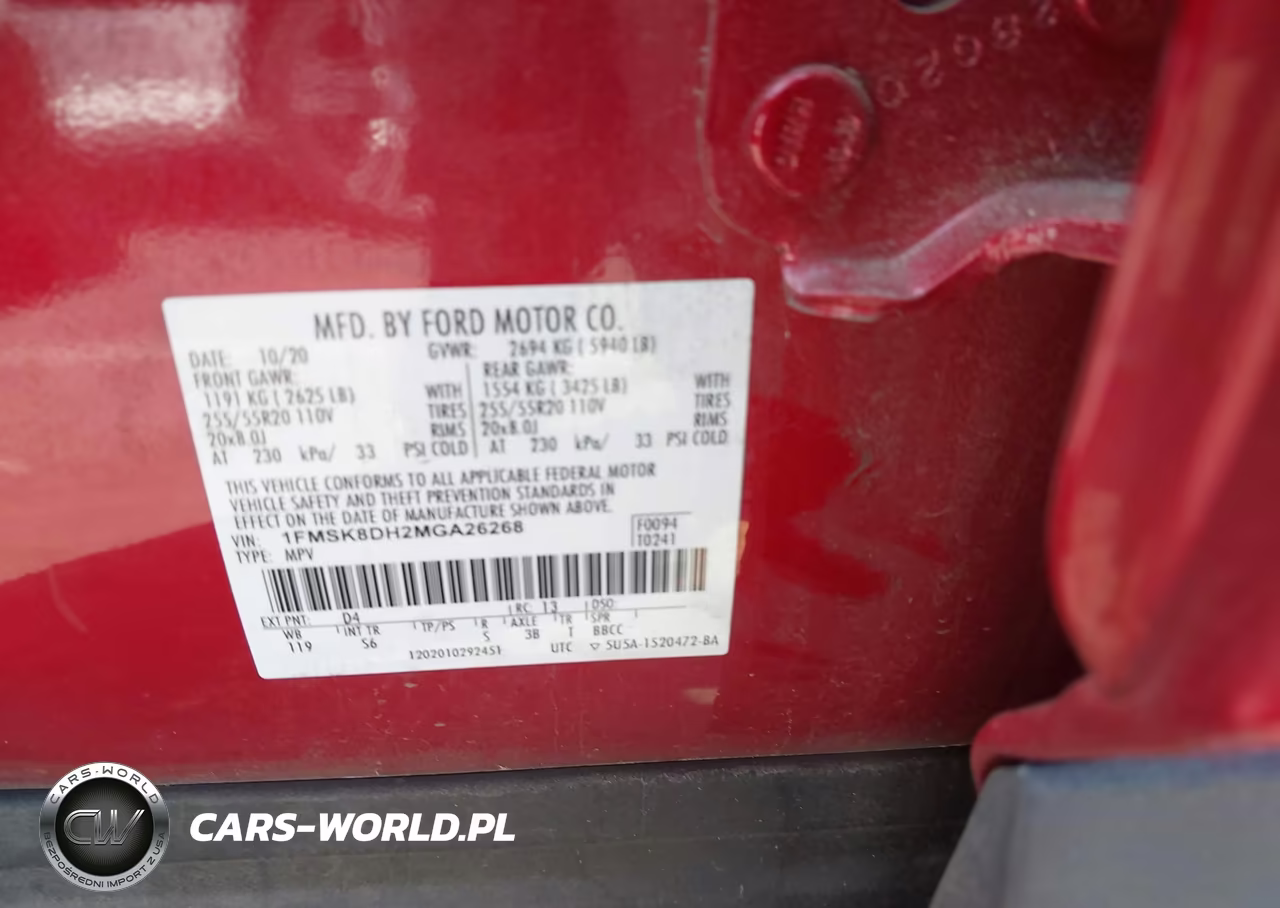 2021 Ford Explorer Xlt VIN:1FMSK8DH2MGA26268 - 9
