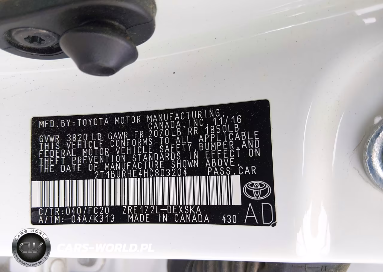 2017 Toyota Corolla Se VIN:2T1BURHE4HC803204 - 9