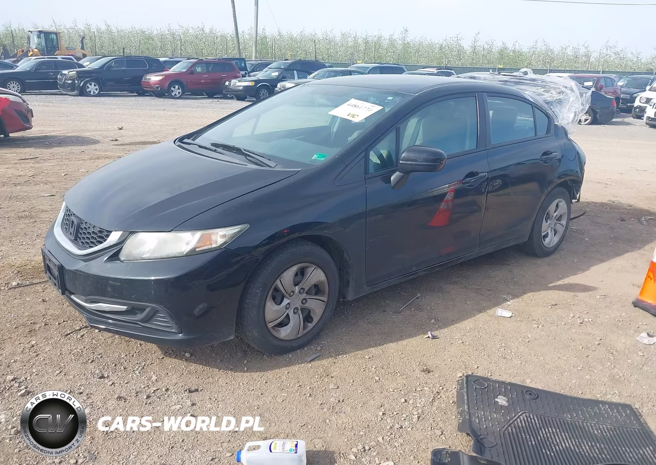 2014 Honda Civic Lx VIN:19XFB2F51EE066090 - 2
