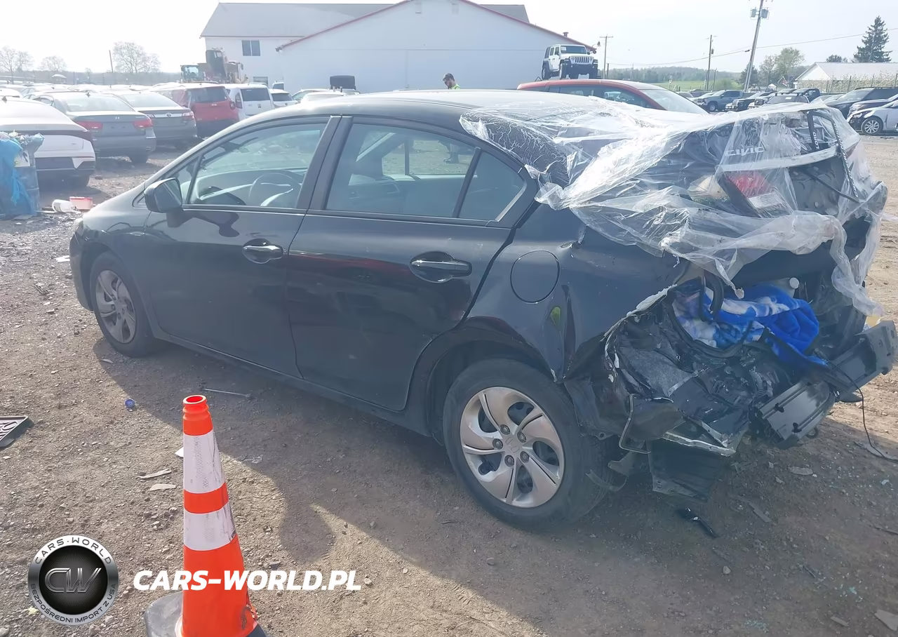 2014 Honda Civic Lx VIN:19XFB2F51EE066090 - 3