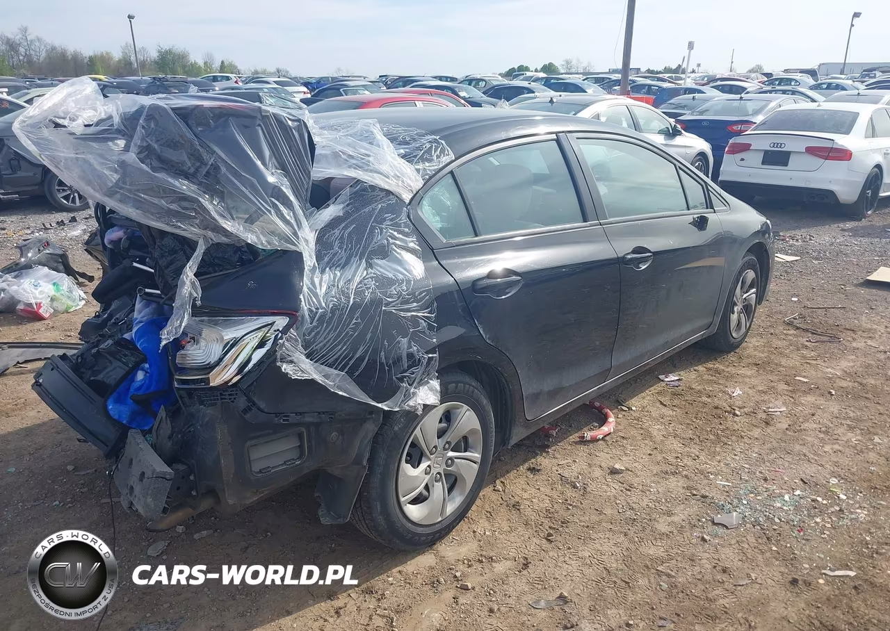 2014 Honda Civic Lx VIN:19XFB2F51EE066090 - 4