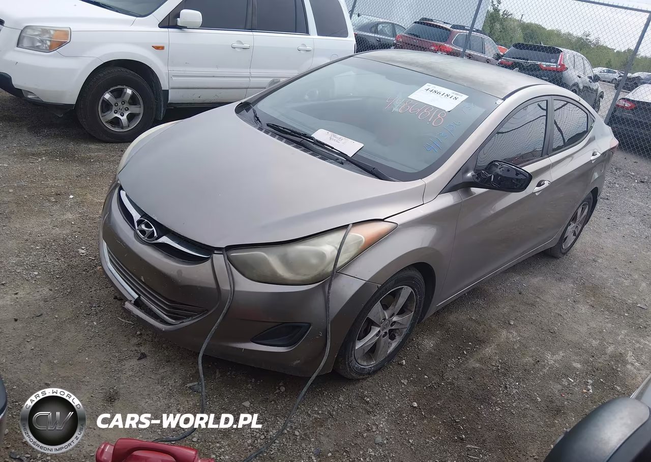 2013 Hyundai Elantra Gls VIN:5NPDH4AE9DH291165 - 2