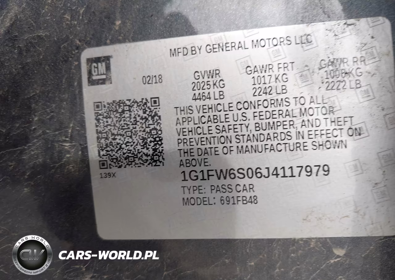 2018 Chevrolet Bolt Ev Lt VIN:1G1FW6S06J4117979 - 8
