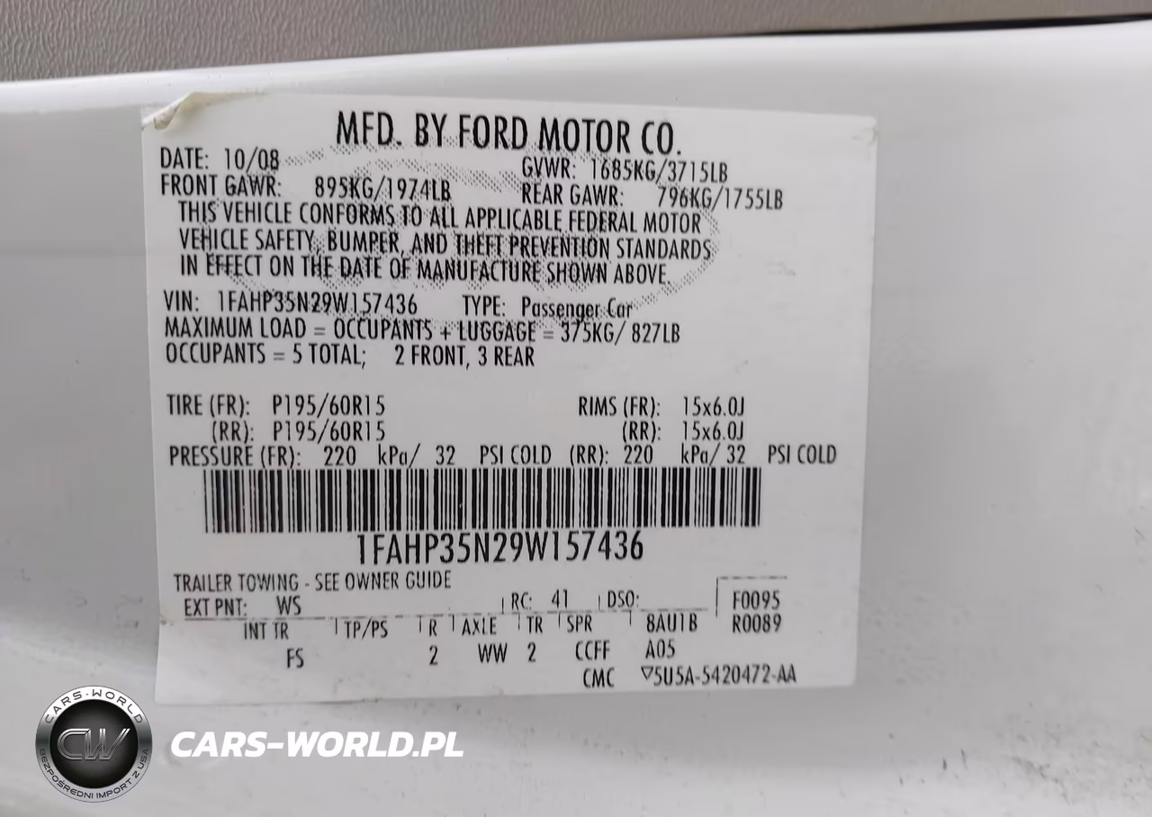 2009 Ford Focus Se VIN:1FAHP35N29W157436 - 9