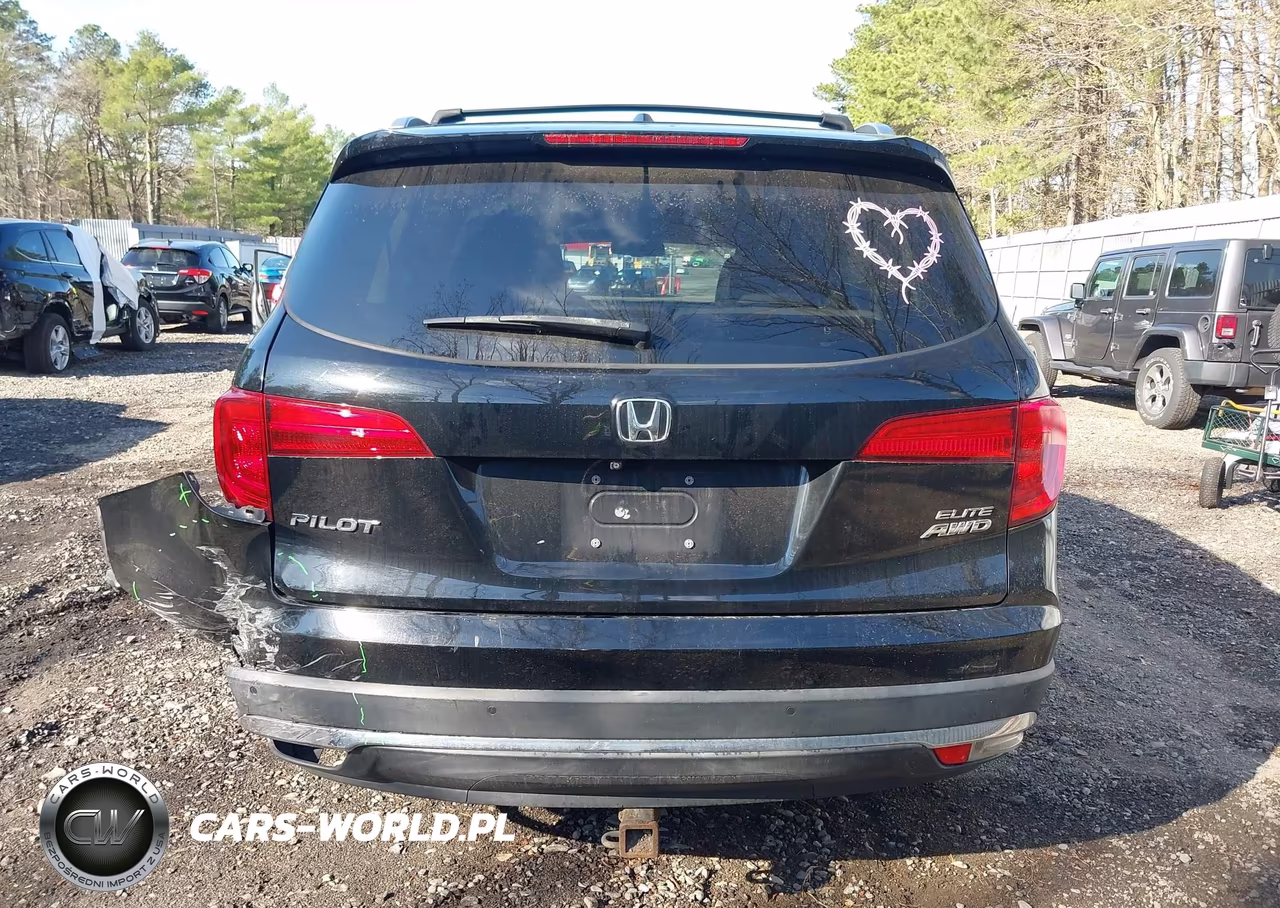 2017 Honda Pilot Elite VIN:5FNYF6H07HB007999 - 16
