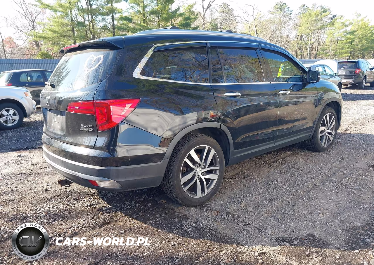 2017 Honda Pilot Elite VIN:5FNYF6H07HB007999 - 4
