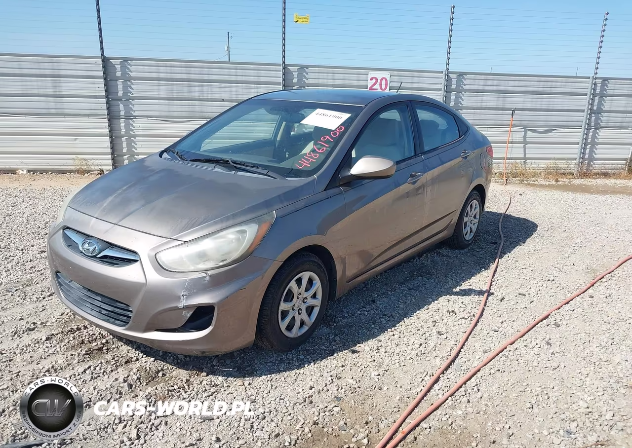 2012 Hyundai Accent Gls VIN:KMHCT4AE6CU164948 - 2