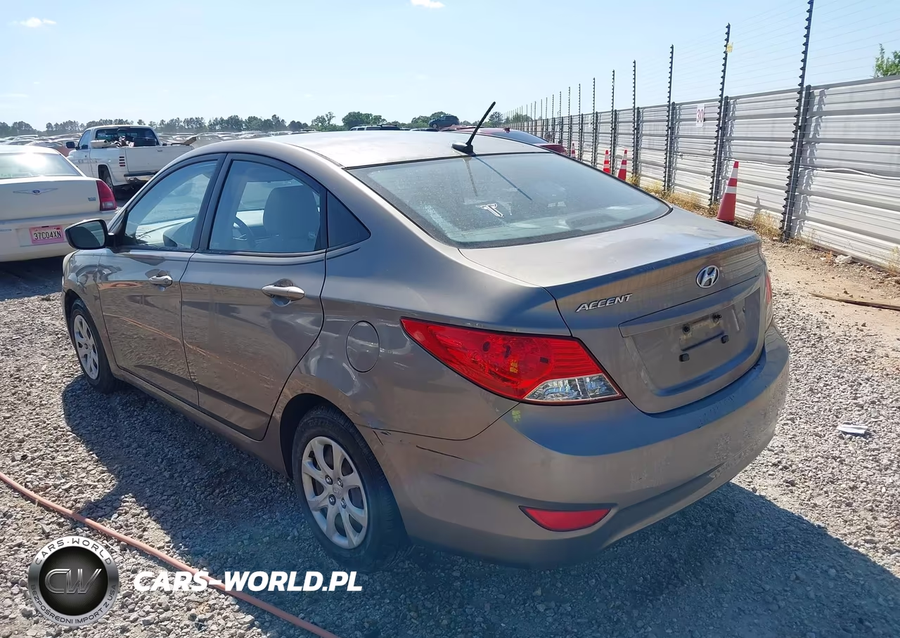 2012 Hyundai Accent Gls VIN:KMHCT4AE6CU164948 - 3