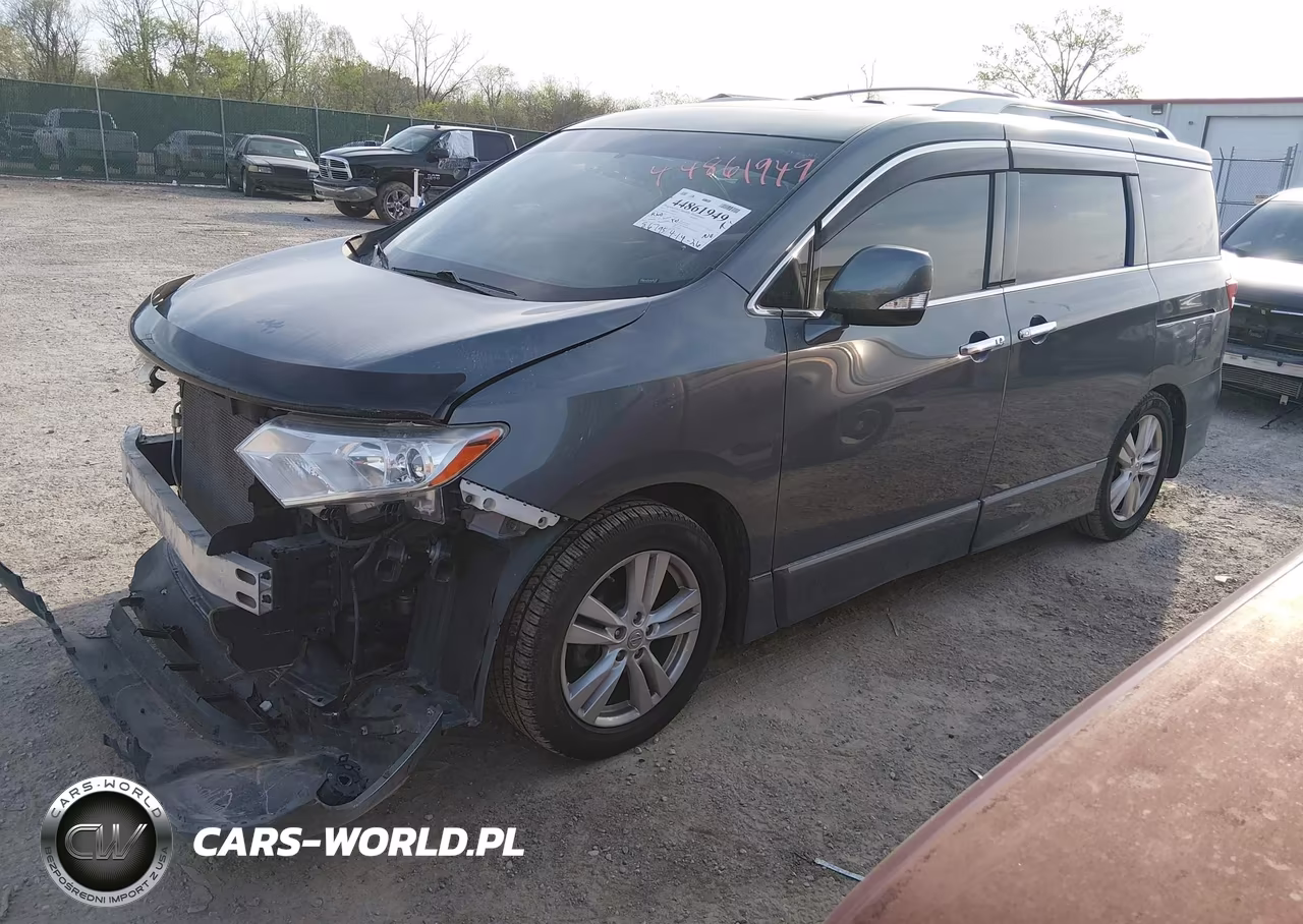 2012 Nissan Quest Sl VIN:JN8AE2KP1C9043133 - 2