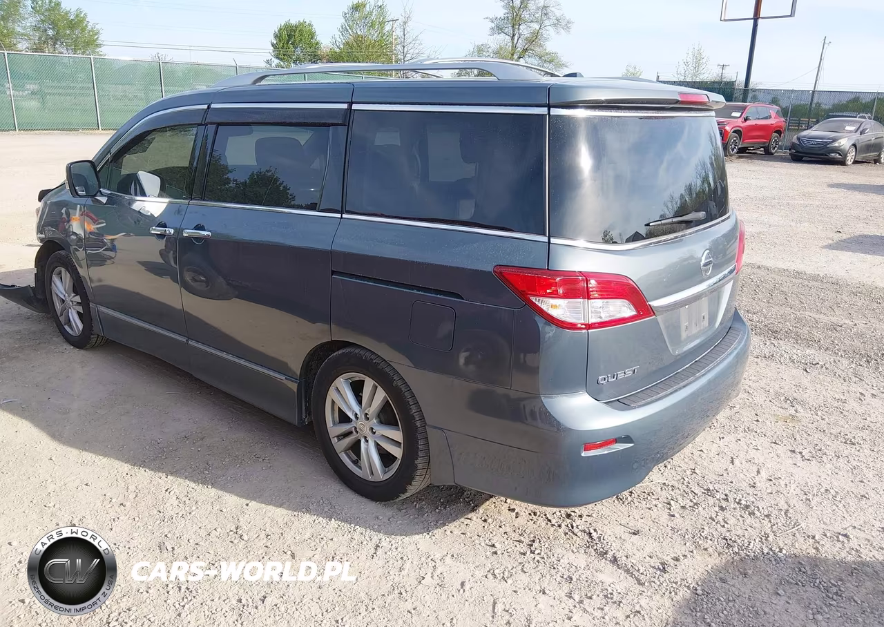 2012 Nissan Quest Sl VIN:JN8AE2KP1C9043133 - 3
