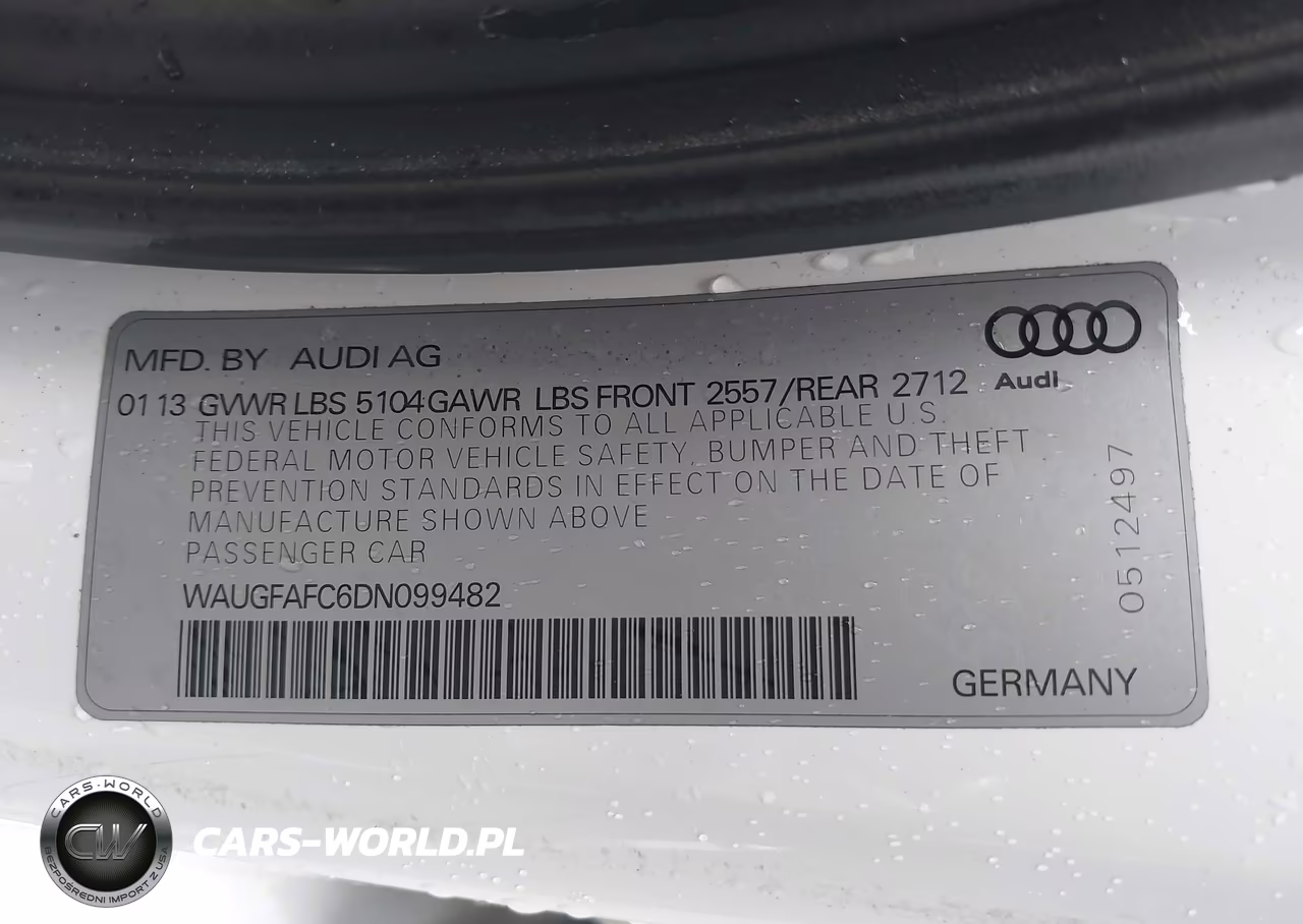 2013 Audi A6 2.0T Premium VIN:WAUGFAFC6DN099482 - 9