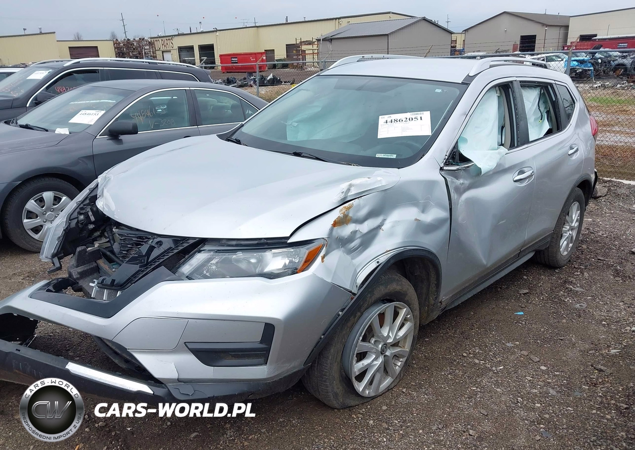 2017 Nissan Rogue Sv VIN:KNMAT2MV7HP557357 - 2