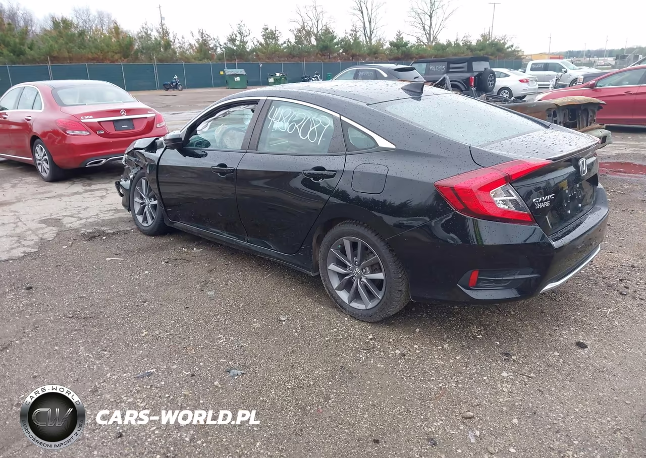 2020 Honda Civic Ex-L VIN:19XFC1F79LE001350 - 3