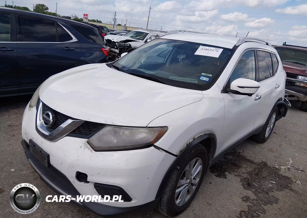 2016 Nissan Rogue Sv VIN:KNMAT2MT6GP593425 - 2