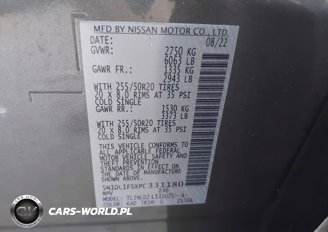 2023 Infiniti Qx60 Luxe Awd VIN:5N1DL1FSXPC331180 - 9