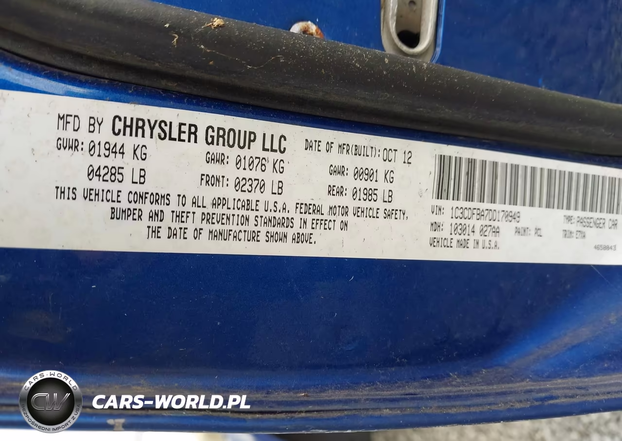 2013 Dodge Dart Sxt VIN:1C3CDFBA7DD170949 - 9