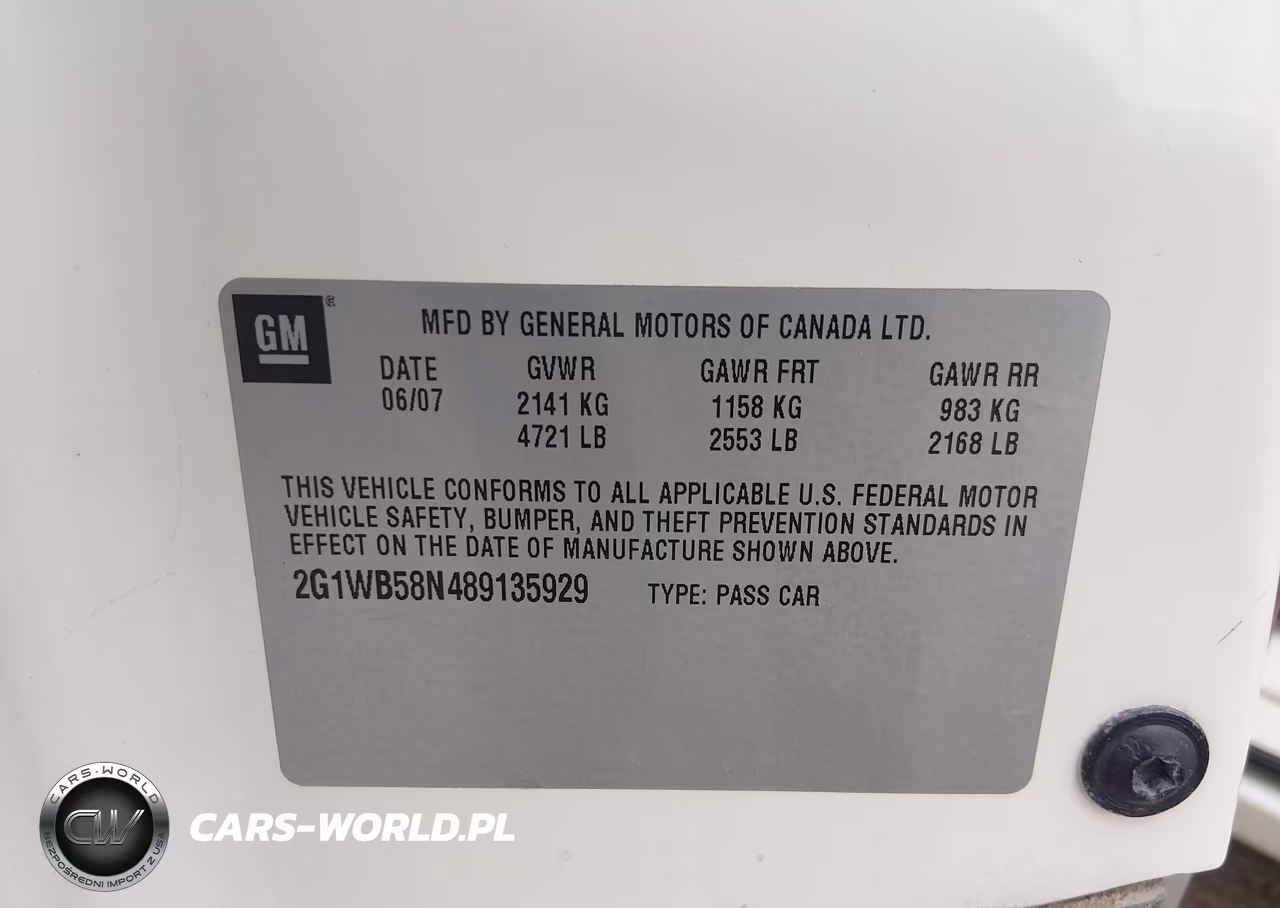 2008 Chevrolet Impala Ls VIN:2G1WB58N489135929 - 9