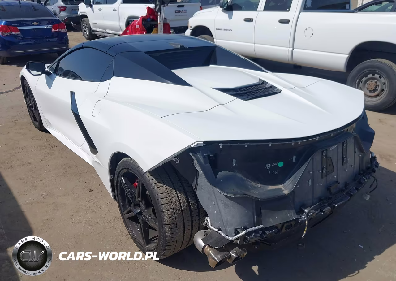 2021 Chevrolet Corvette Stingray Rwd 3Lt VIN:1G1YC3D42M5102961 - 3