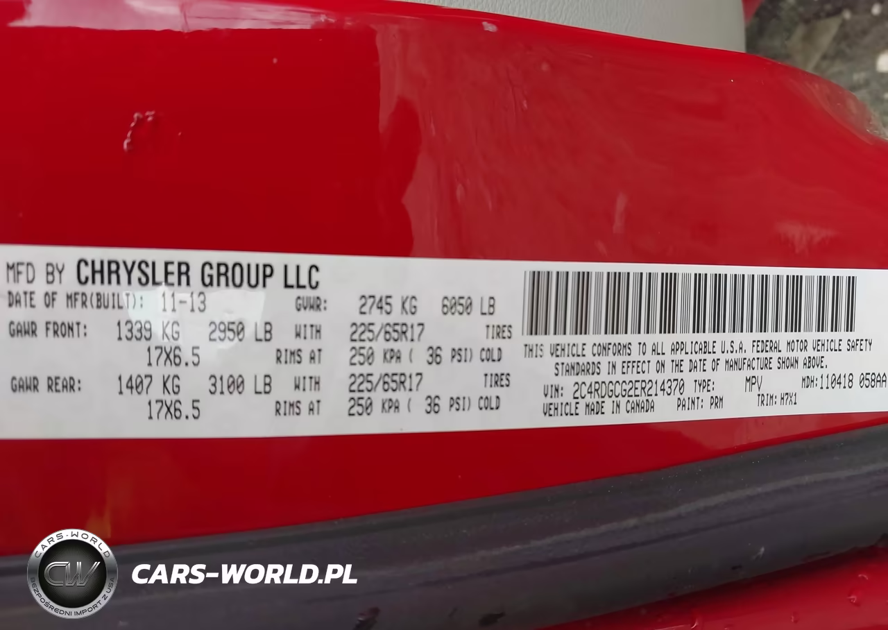 2014 Dodge Grand Caravan Sxt VIN:2C4RDGCG2ER214370 - 9