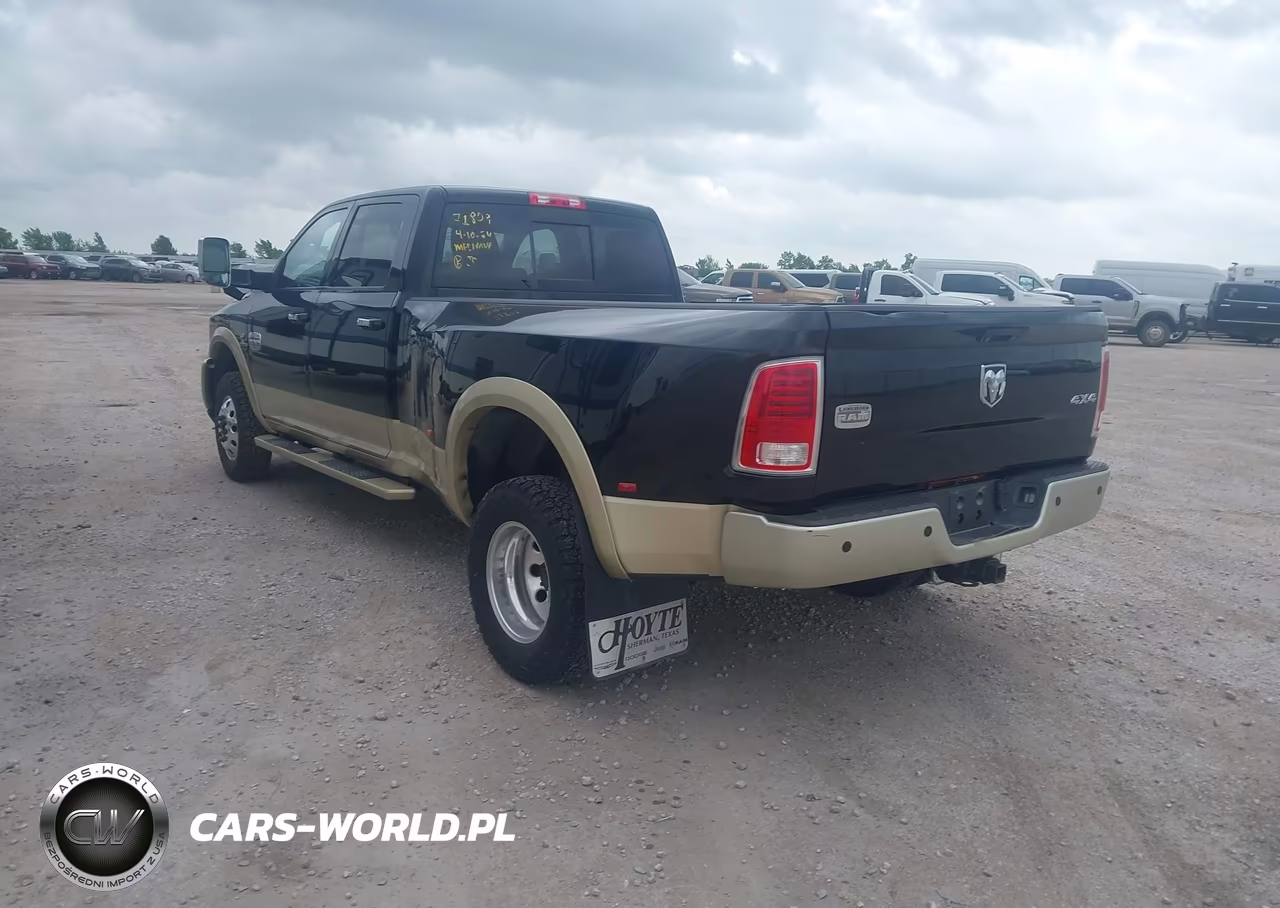 2013 Ram 3500 Laramie Longhorn VIN:3C63RRKL8DG567497 - 3